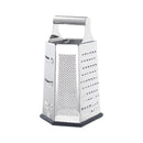 Multifunctional Six-Sided Box Vertical grater - Hollow tubular handle - Stainless Steel Kitchen Tool with Non-Slip Base  for Vegetables, Cheese, and Potatoes