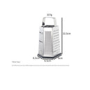 Multifunctional Six-Sided Box Vertical grater- Stainless steel flat handle - Stainless Steel Kitchen Tool with Non-Slip Base  for Vegetables, Cheese, and Potatoes