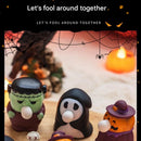 Halloween Squeeze Bubble Toy（Pumpkin witch）  - PVC Squishy Figures with Pop-Up Bubble, Cute Stress Relief Decor for  Party Favors and Desk Display