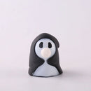 Halloween Squeeze Bubble Toy（Ghost）  - PVC Squishy Figures with Pop-Up Bubble, Cute Stress Relief Decor for  Party Favors and Desk Display