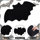 5-pieces 43*25cm Halloween bat-shaped mat - Felt Non-Slip Heat Resistant Table Mat for Party Dining and Gothic Home Deco