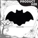 5-pieces 35*20cm Halloween bat-shaped mat - Felt Non-Slip Heat Resistant Table Mat for Party Dining and Gothic Home Deco