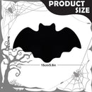 5-pieces 15*9cm Halloween bat-shaped mat - Felt Non-Slip Heat Resistant Table Mat for Party Dining and Gothic Home Deco