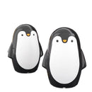 2 pcs Penguin-shaped design Bottle Opener - Stainless Steel and Plastic Magnetic Beer Opener with Cap Catcher, Compact Portable Beverage Access Tool for Home Bar, Parties, Camping and Gifts