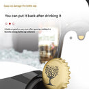 2 pcs Penguin-shaped design Bottle Opener - Stainless Steel and Plastic Magnetic Beer Opener with Cap Catcher, Compact Portable Beverage Access Tool for Home Bar, Parties, Camping and Gifts