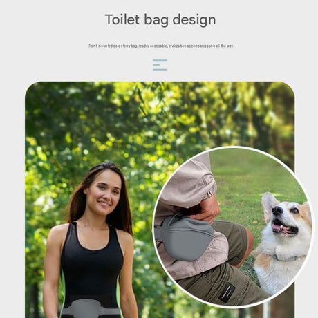 Green Silicone Dog Training Treat Pouch - Magnetic Closure, Adjustable Waist Belt, Portable Pet Snack Bag for Walking and Obedience Training