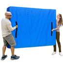 208*160*38cm Blue Heavy Duty PE Mattress Bag for Moving and Storage - Waterproof Mattress Cover with Reinforced Handles and Double Zipper, Dustproof Protection for Relocation