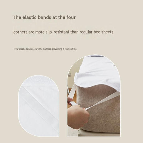 99*190cm White Waterproof Mattress Protector - Microfibre Terry Towelling Top, TPU Membrane Barrier, Machine Washable Fitted Sheet with 4 Corner Straps