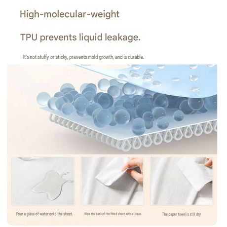 137*190cm White Waterproof Mattress Protector - Microfibre Terry Towelling Top, TPU Membrane Barrier, Machine Washable Fitted Sheet with 4 Corner Straps