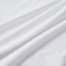 193*203cm White Waterproof Mattress Protector - Microfibre Terry Towelling Top, TPU Membrane Barrier, Machine Washable Fitted Sheet with 4 Corner Straps
