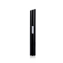 Black Rechargeable Electric Eyebrow Trimmer - USB Charging, Stainless Steel Rounded Blade, Detachable Washable Head, 4mm/6mm Comb Guides, Portable Facial Hair Remover for Women