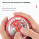 Black Autostart Gyro Ball Wrist Trainer - Zinc Alloy Core , Polycarbonate and Silicone Grip, Portable Forearm Exerciser for Strength Training and Stress Relief
