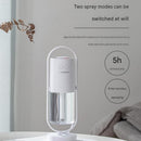 Pink 360 Rotating USB Humidifier with Star Projector - 200ml Portable Cool Mist Maker,  Quiet Desktop Air Diffuser for Bedroom and Office