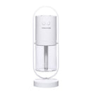White 360 Rotating USB Humidifier with Star Projector - 200ml Portable Cool Mist Maker,  Quiet Desktop Air Diffuser for Bedroom and Office
