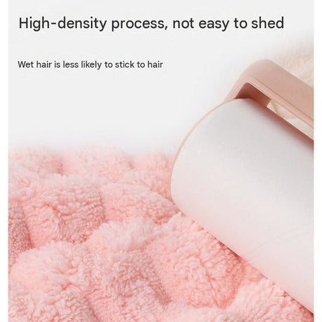 3 Pack Beige Coral Fleece Hair Drying Towel - Cloud Velvet Absorbent Hair Wrap with Bow, Quick Dry Shower Cap for Women and Girls, Soft Thickened Bath Accessory 26x28cm