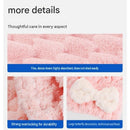 3 Pack Beige Coral Fleece Hair Drying Towel - Cloud Velvet Absorbent Hair Wrap with Bow, Quick Dry Shower Cap for Women and Girls, Soft Thickened Bath Accessory 26x28cm