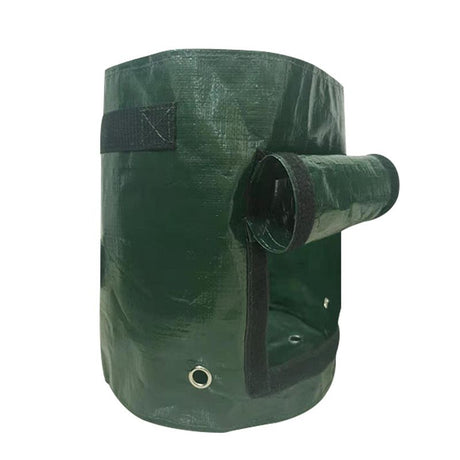 4 PCS Potato Growing Bags 23 x 28cm – Durable PE Planting Containers with Side Harvest Window for Vegetables, Tomatoes and Home Garden Use