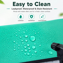 Green Waterproof Garden Repotting Mat - 75 x 100 cm Foldable Potting and Transplanting Work Mat with Snap Corners for Indoor Plants, Soil Mixing and Easy Clean-Up