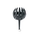 50 Pack Fertiliser Baskets with Ground Spikes (Black Small) - Reusable Garden Fertiliser Holders for Potted Plants, Flowers, Bonsai and Home Gardening