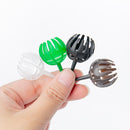 50 Pack Fertiliser Baskets with Ground Spikes (Black Small) - Reusable Garden Fertiliser Holders for Potted Plants, Flowers, Bonsai and Home Gardening