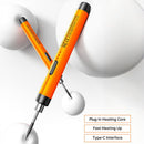 Red Portable Cordless Soldering Iron Kit 5V 8W USB Rechargeable - 3 Temperature Settings, Fast Heating Mini Soldering Tool for Circuit Boards, Electronics Repair, Wiring and DIY Projects