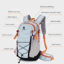Lightweight Hiking Backpack 20L Black - Ultralight Oxford Cloth Daypack with Breathable Mesh Back, Adjustable Straps for Trekking Camping Travel