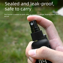 2 Pack 50ml Portable Spray Bottle - Leakproof Travel Mist Sprayer with Carabiner, Fine Mist Pump for Outdoor Camping Hiking, 12cm Black