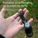 2 Pack 50ml Portable Spray Bottle - Leakproof Travel Mist Sprayer with Carabiner, Fine Mist Pump for Outdoor Camping Hiking, 12cm Black