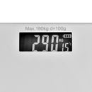 Clevinger Silver Digital Glass Bathroom Scale Max Capacity 180KG