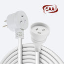 2 Meters Piggyback Extension Power Outlets Lead