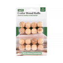 Living Today 16pc Cedar Wood Balls