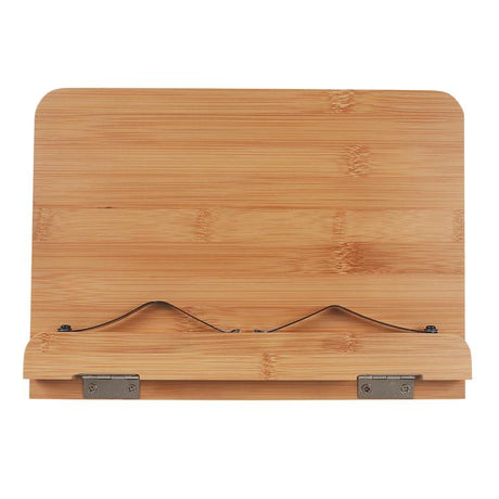 Bamboo Book Stand - Adjustable Book Stand - Book, Recipes, Tablet Portable Holder