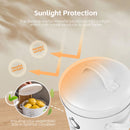 3 pcs Galvanised Iron Fruit Vegetable Storage Tins