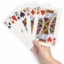 JUMBO PLAYING CARDS Large Deck Card Game Plastic Coated Poker Plating Cards