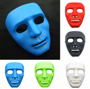 2x Robot Plain Mask Purge Style Halloween Scary Ghost Blank Mask Unisex - 2x Blue