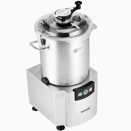 Food Processor & Vegetable Chopper, 18L Food-Grade Stainless Steel Food Processor Chopper with S-Curve Blade and Scraper, Ideal for Chopping Vegetables, Fruit, Grains, Nuts