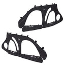 VEVOR Cab Enclosure Upper Doors, Compatible with Polaris RZR PRO 2020-2024/Polaris RZR Turbo2022-2024, Soft Upper Doors, Upgraded Zipper UTV Soft Side Window Kit, Fit with Side Mirrors and Windshields