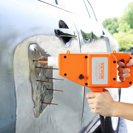 VEVOR Stud Welder Kit, 1600A Stud Welder Dent Repair Kit, 800VA Spot Welder Stud, 220V Stud Gun Dent Puller Kit with Complete Accessories, Dent Welder Repair for Auto Body Repairing