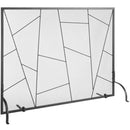 VEVOR Fireplace Screen Single Panel, Sturdy Iron Mesh Fireplace Screen, 906(L) x720(H)MM Spark Guard Cover, Simple Installation, Free Standing Fire Fence Grate for Living Room Home Decor Modern