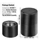 VEVOR Ice Ball Press, 6cm Ice Ball Maker, Aircraft Al Alloy Ice Ball Press Kit for 60mm Ice Sphere, Ice Press with Tong and Drip Tray, for Whiskey, Cocktail, Bourbon, Scot on Party & Holiday, Black