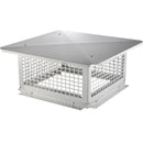 VEVOR Chimney Cap 17” x 17” 304Stainless Steel Fireplace Flue Caps Cover Mesh