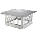 VEVOR Chimney Cap 17” x 17” 304Stainless Steel Fireplace Flue Caps Cover Mesh