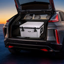 Insulated Portable Cooler, 49 L, Holds 50 Cans, Ice Retention Hard Cooler with Heavy Duty Handle, Ice Chest Lunch Box for Camping, Beach, Picnic, Travel, Outdoor, Keeps Ice for up to 6 Days