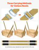 VEVOR Moving Straps, Supports up to 453.6 kg, 2-Person Lifting and Moving System with 2 Harness Straps & 2 Load-bearing Straps, Adjustable Lifting Shoulder Straps Move Furniture Appliances Mattresses