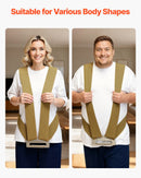 VEVOR Moving Straps, 2-Person Lifting and Moving System with 2 Harness Straps, 1 Load-bearing Strap & 1 Handheld Strap, Adjustable Lifting Shoulder Straps Move Furniture Appliances Mattresses