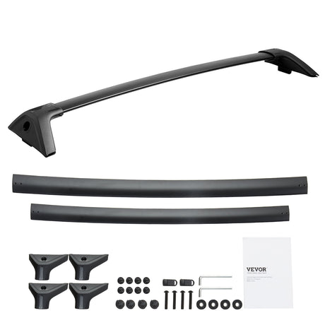VEVOR Roof Rack Cross Bars, Compatible with Toyota RAV4 2020-2023, 160lbs Load Capacity, Aluminum Anti-Rust Crossbars with Locks, Rooftop Cargo Bag Luggage Carrier (Not Fit for Adventure/TRD Off-Road)