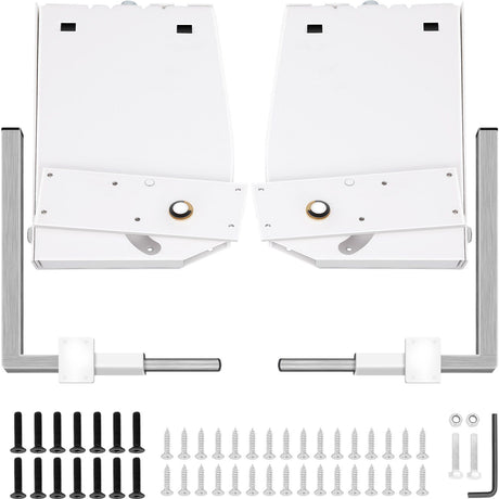 Murphy Mounting Wall Springs Mechanism, Heavy Duty Support Hardware DIY Kit, Bed Springs Mechanism Ideal for King Queen Bed (Vertical), White