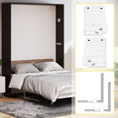 Murphy Mounting Wall Springs Mechanism, Heavy Duty Support Hardware DIY Kit, Bed Springs Mechanism Ideal for King Queen Bed (Vertical), White