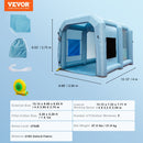 Inflatable Spray Booth Car Paint Tent 13x10x9ft Filter System Blower 950W