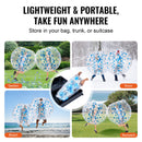 VEVOR Inflatable Bumper Ball 1-Pack, 5FT/1.5M Body Sumo Zorb Balls for Teen & Adult, 0.8mm Thick PVC Human Hamster Bubble Balls for Outdoor Team Gaming Play, Bumper Bopper Toys for Garden, Yard, Park